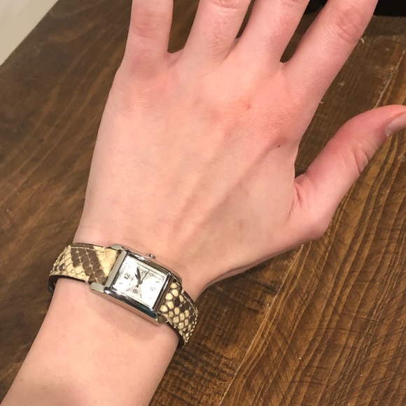 Michael Kors Genuine Python Watch - Picture 5 of 8